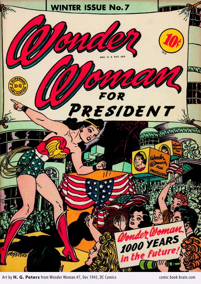 wonder woman president féministe modèle fille garçon empowerment
