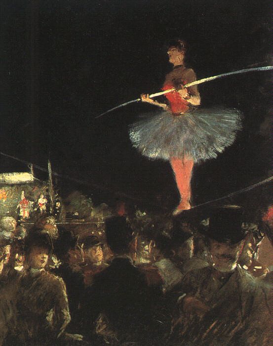 The Tightrope Walker by Jean-Louis Forain